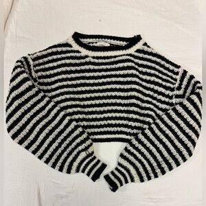Miss Love Chunky Knit Cropped Sweater